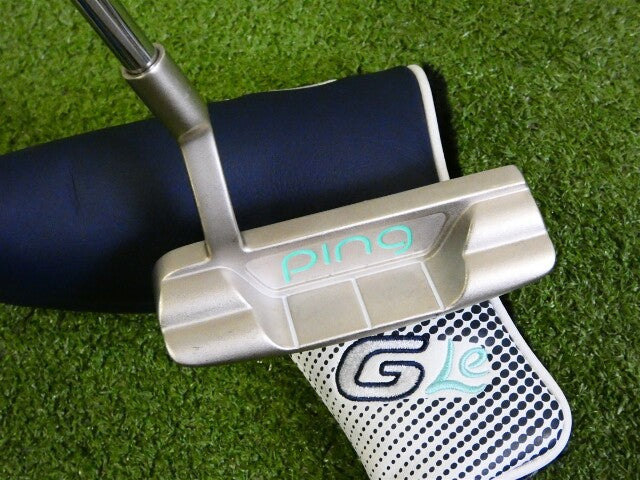 Ping G Le Caru 33" Slight Arc Putter with Headcover Black Dot Excellent