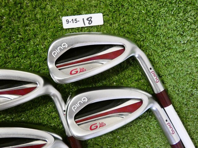 PING G Le2 Womens Irons 8-W &amp; S ULT 240 Lite Ladies Graphite Black Dot
