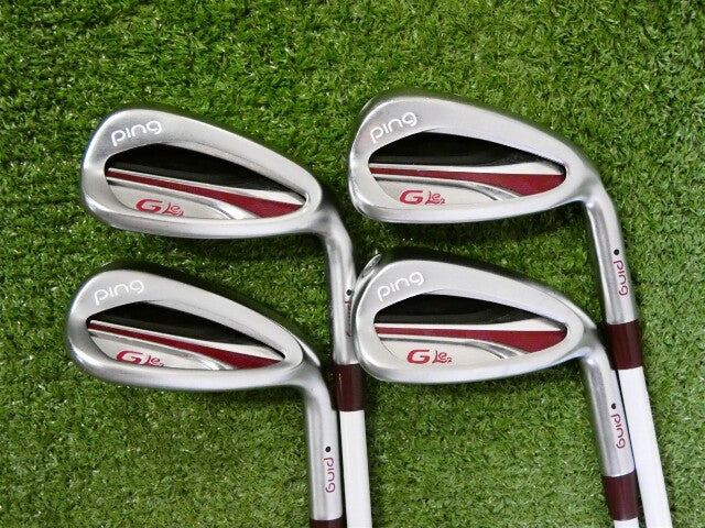 PING G Le2 Womens Irons 8-W &amp; S ULT 240 Lite Ladies Graphite Black Dot