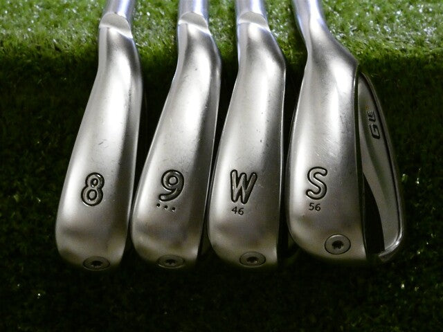 PING G Le3 Womens Irons 8-W &amp; S ULT250 Lite Ladies Graphite Black Dot Excellent