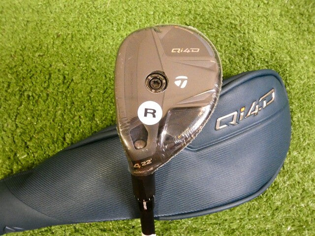 TaylorMade Qi4D 22* Left Hand 4 Hybrid Rescue REAX 65 Regular Graphite w HC New