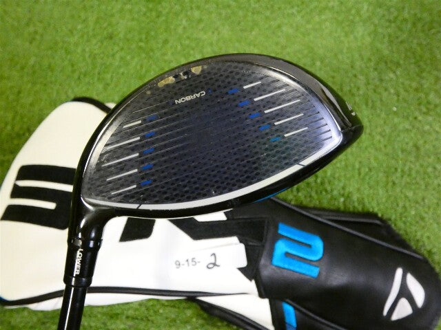 TaylorMade Qi10 Max 9* Driver Tensei AV Blue 60 Stiff Graphite w SIM2 Headcover