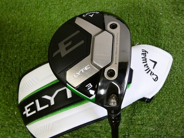 Callaway Elyte 15* 3 Wood HZRDUS Black 75 6.5 X Extra Stiff w HC 43.5" Excellent