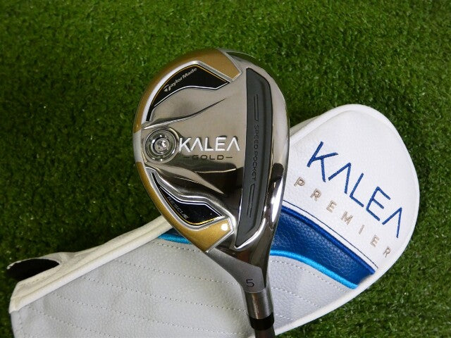 TaylorMade Kalea Gold 27* Womens 5 Hybrid 40 Soft Ladies with Premier HC Mint