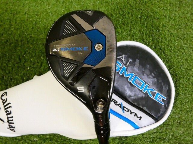 Callaway Paradym Ai Smoke HL 24* 5 Hybrid Cypher 50 5.0 Senior Graphite w HC Mid