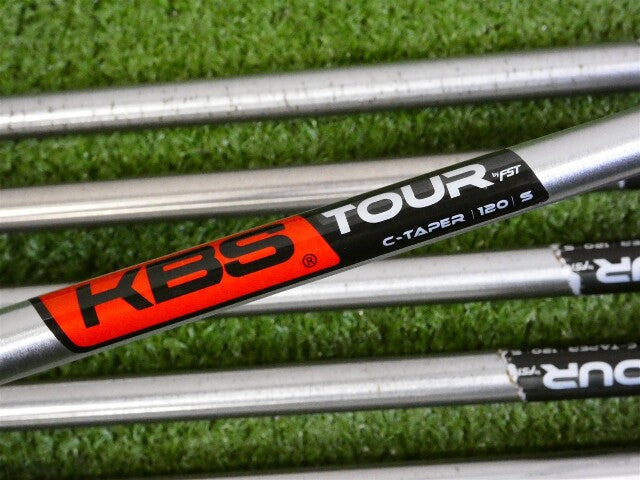 TaylorMade P790 Forged Irons 4-P &amp; A KBS Tour C-Taper 120 Stiff Steel