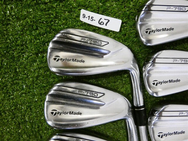 TaylorMade P790 Forged Irons 4-P &amp; A KBS Tour C-Taper 120 Stiff Steel