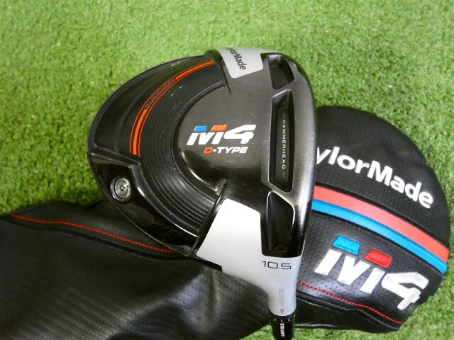 TaylorMade M4 D-Type 10.5* Driver Atmos 5R Regular Graphite with HC Excellent