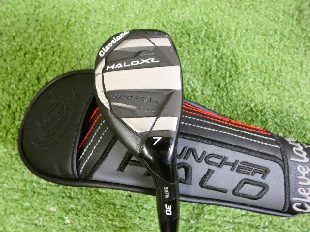 Cleveland Halo XL 30* 7 Hybrid Ascent 50 A Senior Graphite w Launcher Halo HC