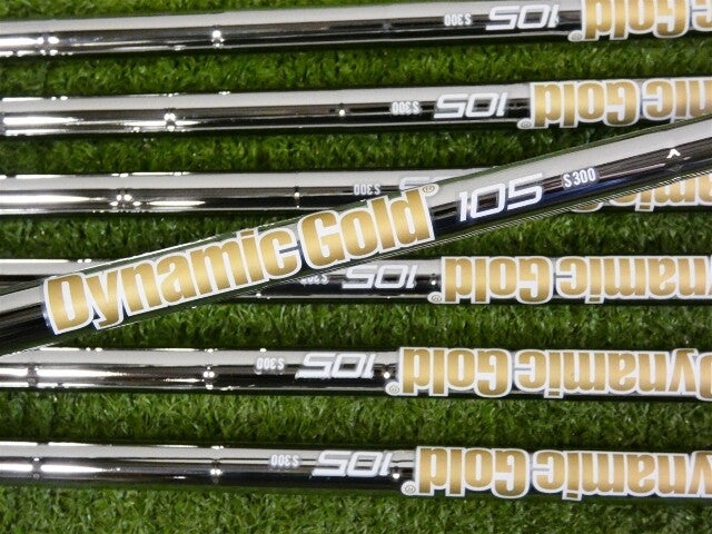 Srixon ZXi7 Forged Custom Irons 4-P Dynamic Gold 105 S300 Stiff Steel Excellent