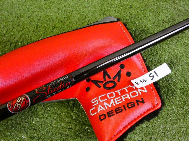 Titleist Scotty Cameron Studio Style Fastback OC Onset Center 35" Putter with HC