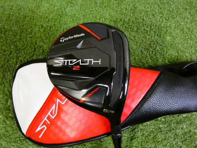 TaylorMade Stealth 2 18* 5 Wood Ventus Black VeloCore 7 Stiff w HC Mid Excellent