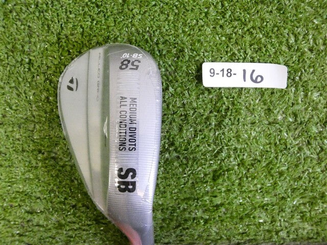 TaylorMade Milled Grind 5 MG5 Chrome 58* 10* Lob Wedge SB DG 115 Steel New