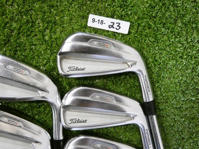 Titleist 2021 T100S Forged Irons 4-P &amp; 48* W Project X LZ 120g 6.0 Stiff Steel