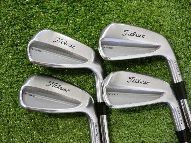 Titleist 2025 T100 Forged Irons 6-9 (No P Wedge) KBS Tour V 110 Stiff Steel
