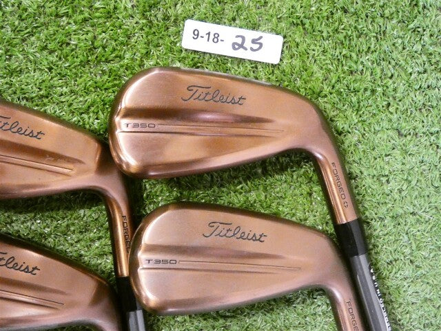 Titleist T350 Oil Can Limited Irons 8-P &amp; 48* W MMT 65 R2 Senior Graphite Jumbo
