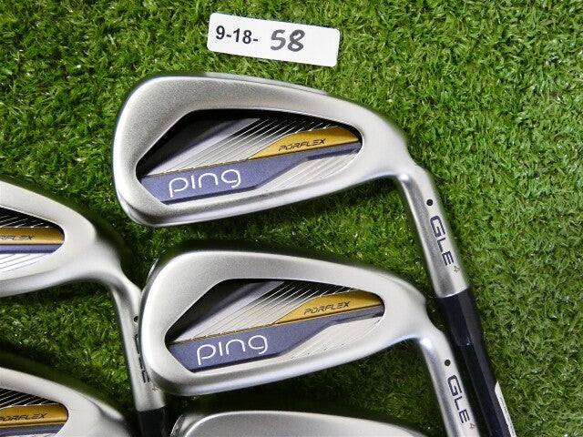 PING G Le4 Womens Irons 7-W &amp; S Alta Le Lite Ladies Graphite Black Dot New