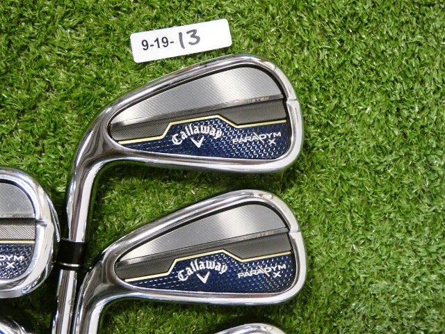 Callaway Paradym X Left Hand Irons 5-P &amp; A Elevate MPH 85 Regular Steel
