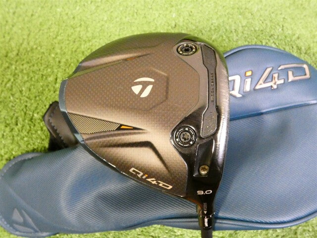 TaylorMade 2026 Qi4D 9* Driver REAX Mid Rotation Blue 50 Stiff with HC Excellent