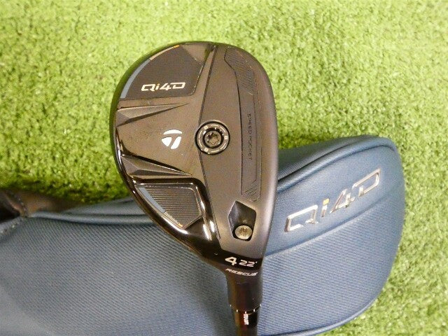 TaylorMade 2026 Qi4D 22* 4 Hybrid Rescue REAX 65 Regular Graphite with HC New