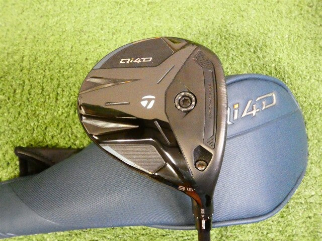 TaylorMade 2026 Qi4D 15* 3 Wood REAX 65 Stiff Graphite with Headcover Excellent