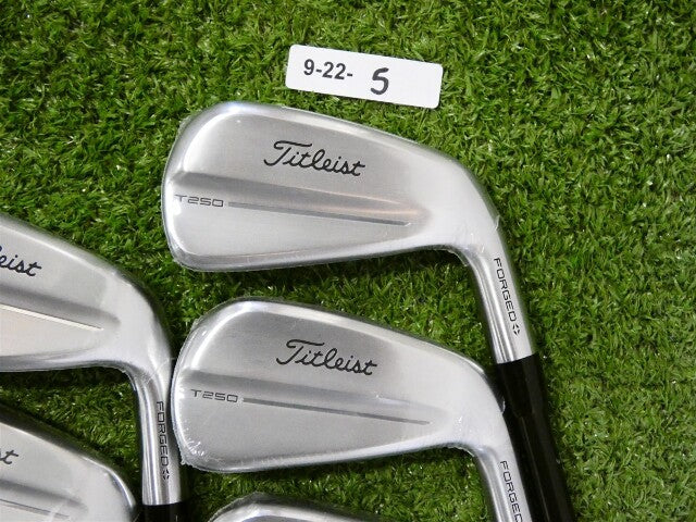 Titleist 2025 T250 Forged Irons 4-P &amp; 48* W AMT Black S300 Stiff Steel New