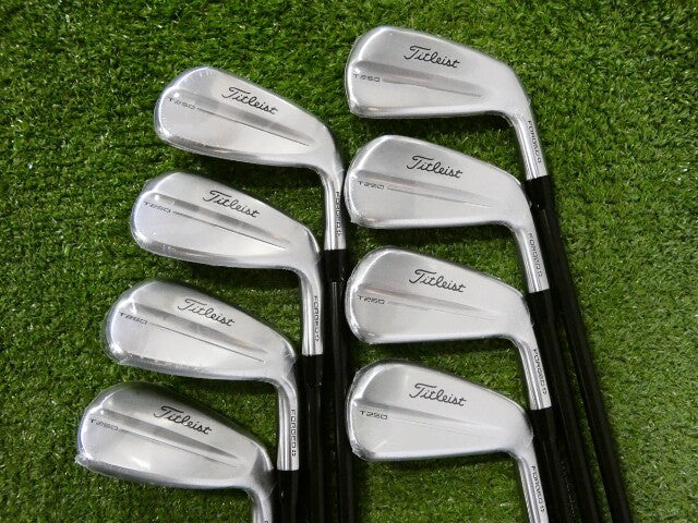 Titleist 2025 T250 Forged Irons 4-P &amp; 48* W AMT Black S300 Stiff Steel New