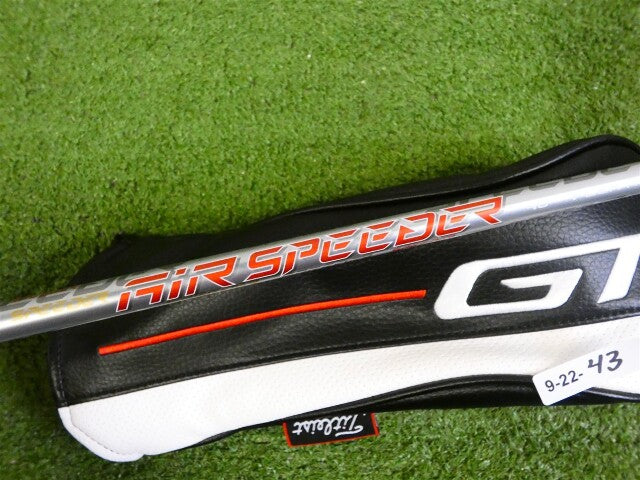 Titleist GT1 15* 3 Wood Fujikura Air Speeder 40 Regular Graphite w Headcover New