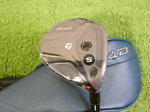 TaylorMade 2026 Qi4D 18* 5 Wood REAX 65 Stiff Graphite with Headcover New