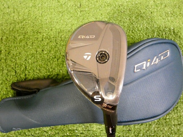 TaylorMade 2026 Qi4D 19* 3 Hybrid Rescue REAX 75 Stiff Graphite w Headcover New
