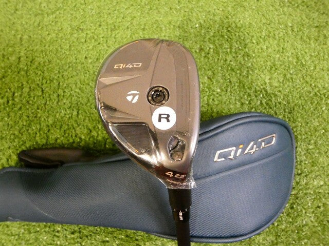 TaylorMade 2026 Qi4D 22* 4 Hybrid Rescue REAX 65 Regular Graphite with HC New