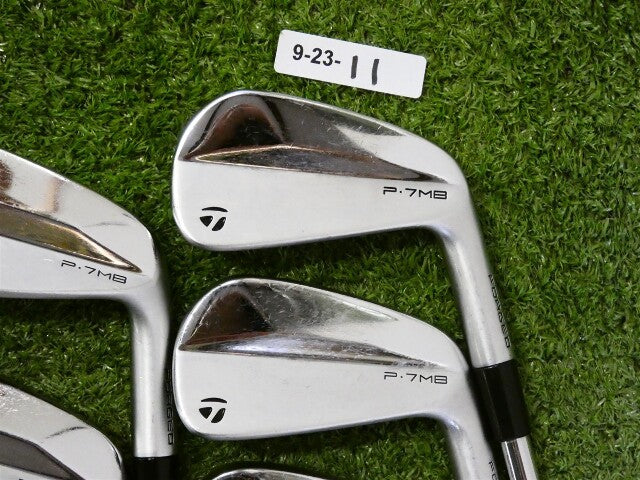 TaylorMade 2023 P7MB Forged Irons 4-P KBS Tour Stiff Steel Excellent