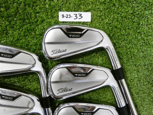 Titleist 2021 T200 Forged Irons 3-9 (No P Wedge) DG 120 S300 Stiff Steel +.5"