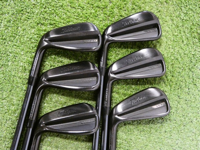 Titleist 2023 T150 Black Ltd Left Hand Irons 5-P F3 Regular Graphite Mid +1.25"