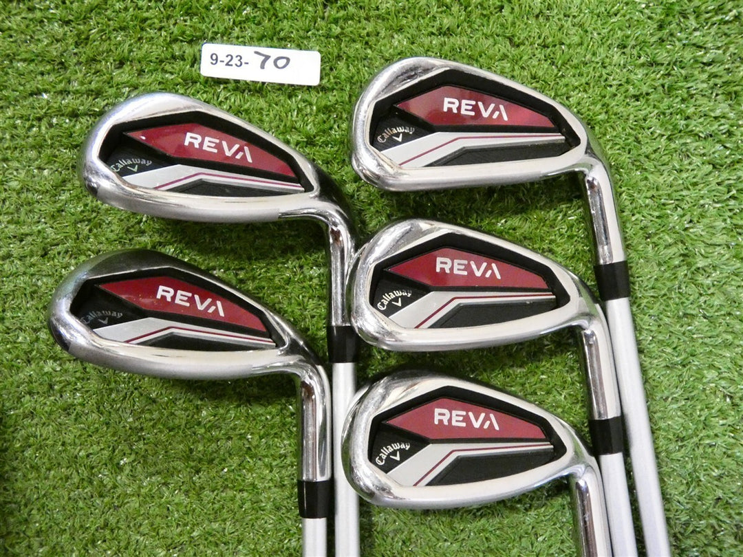 Callaway Womens REVA Eggplant 11-Piece Ladies Standard RH Golf Set w Cart Bag