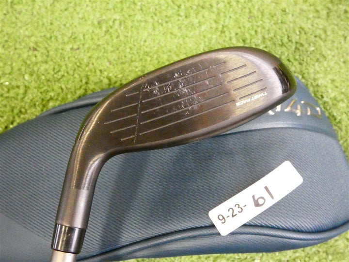 TaylorMade Qi4D Max Lite 23* 4 Hybrid Rescue REAX 45 A Senior with HC Excellent