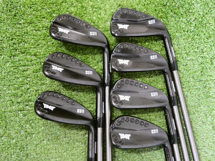 PXG 0311 Xtreme Dark Forged Irons 5-W &amp; G SteelFiber i70 A Senior Graphite -.5"