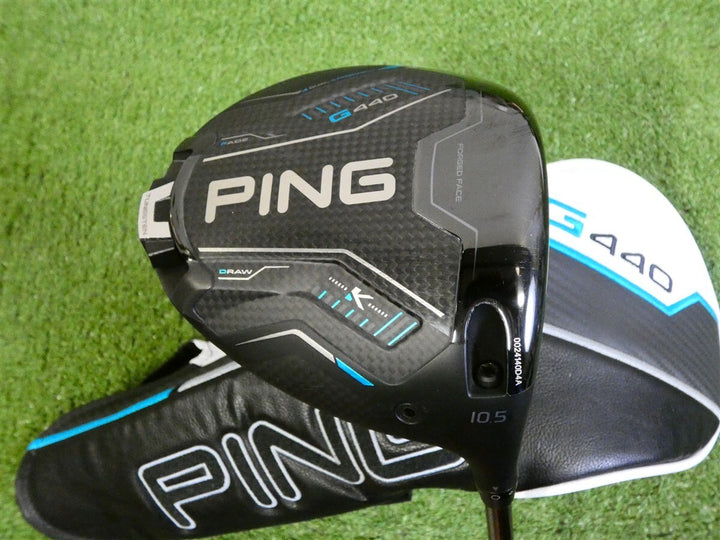 PING G440 K 10.5* Driver Tour 2.0 Chrome 65 Stiff Graphite w Headcover Excellent