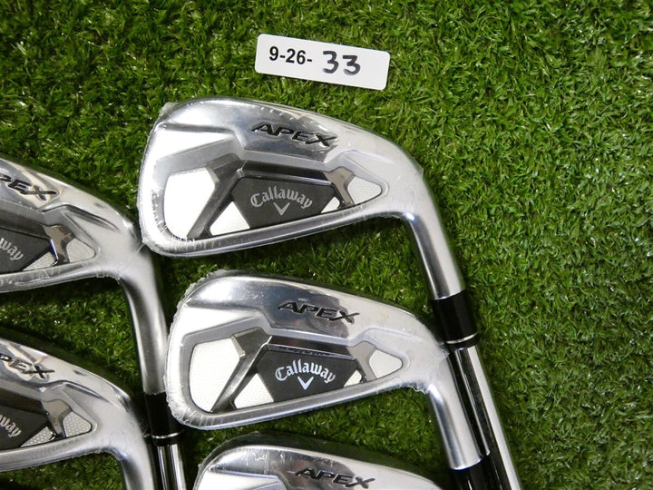 Callaway Apex 21 Forged Irons 4-P &amp; A Elevate MPH 95 Regular Steel New