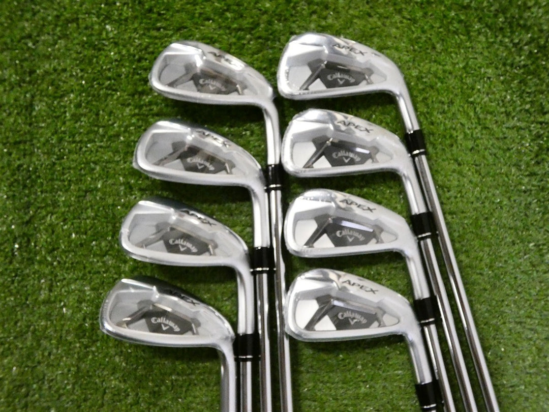 Callaway Apex 21 Forged Irons 4-P &amp; A Elevate MPH 95 Regular Steel New