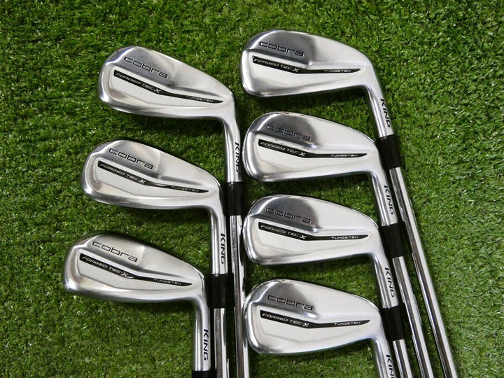 Cobra King Forged Tec X Irons 5-P &amp; G KBS Tour Lite Regular Steel Excellent