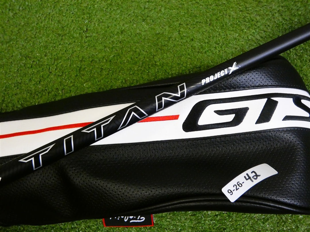 Titleist GTS2 9* Driver Project X Titan Black 60 6.0 Stiff Graphite w Headcover