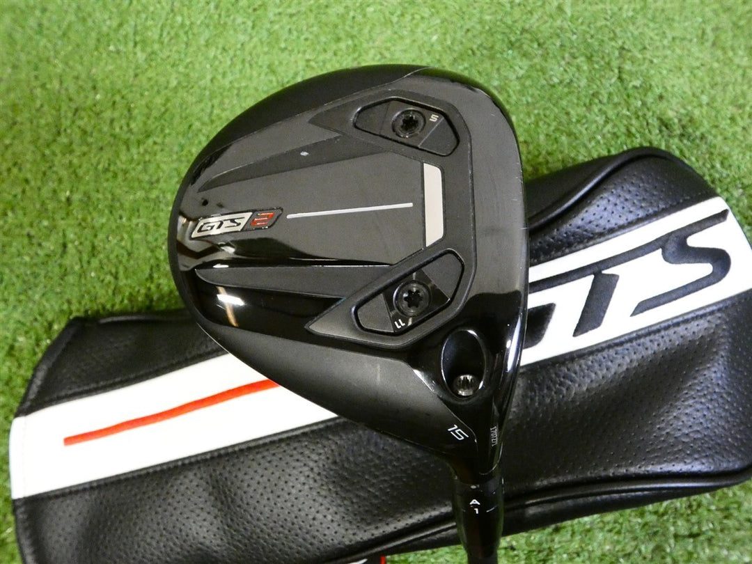 Titleist GTS2 15* 3 Wood Tensei 1K Blue RIP 65 Stiff Graphite with HC Excellent