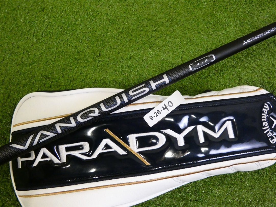Callaway Paradym X 10.5* Driver Vanquish 40 Regular Graphite with HC Excellent