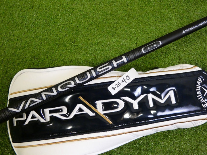 Callaway Paradym X 10.5* Driver Vanquish 40 Regular Graphite with HC Excellent