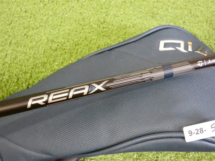 TaylorMade Qi4D 9* Driver REAX Mid Rotation Blue 50 Stiff Graphite with HC Mint