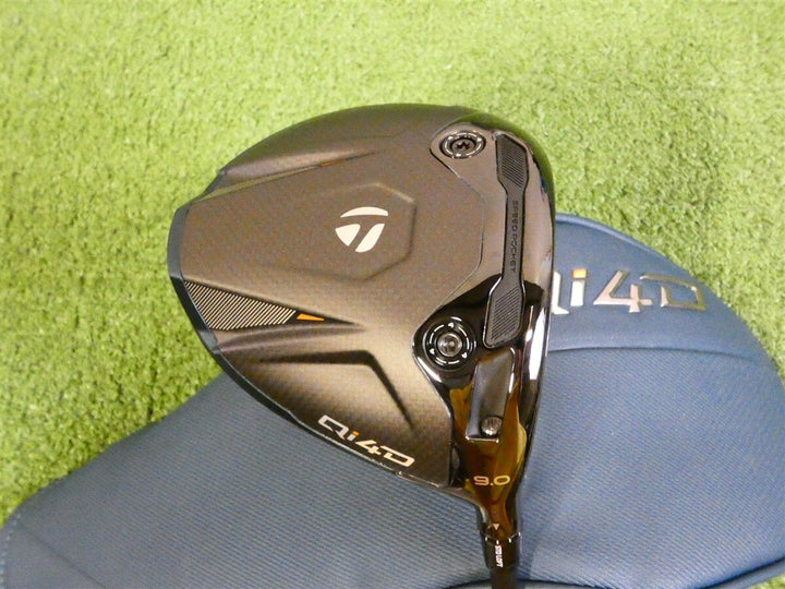 TaylorMade Qi4D 9* Driver REAX Mid Rotation Blue 50 Stiff Graphite with HC Mint