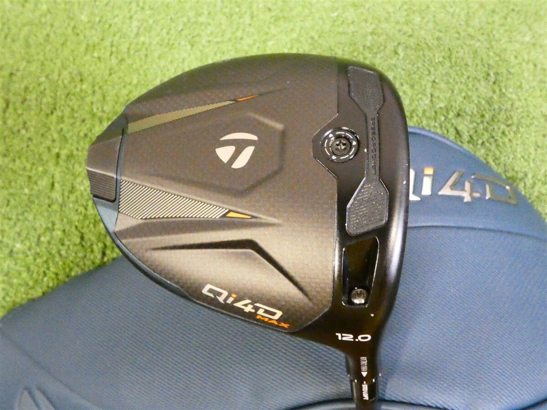 TaylorMade Qi4D Max 12* Driver REAX Mid Rotation Blue 50 Regular w HC Excellent