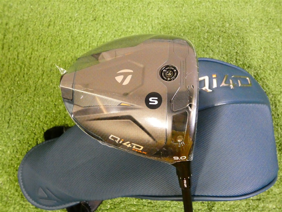 TaylorMade 2026 Qi4D Max 9* Driver REAX High Rotation Red 50 Stiff with HC New