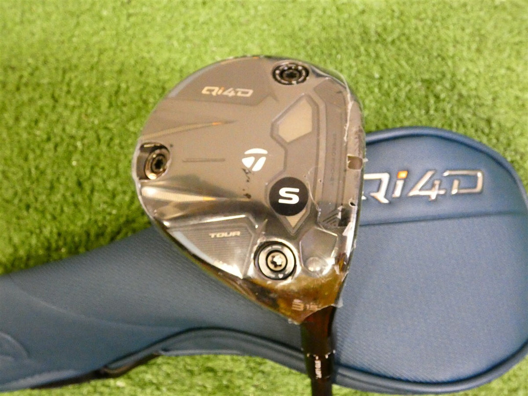 TaylorMade 2026 Qi4D Tour 15* 3 Wood REAX 75 Stiff Graphite with Headcover New